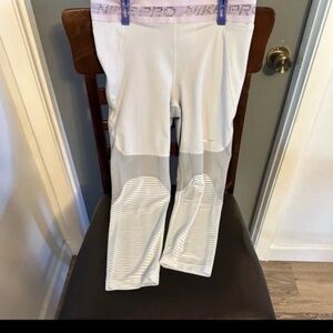 Nike White Leggings Soft and Comfortable